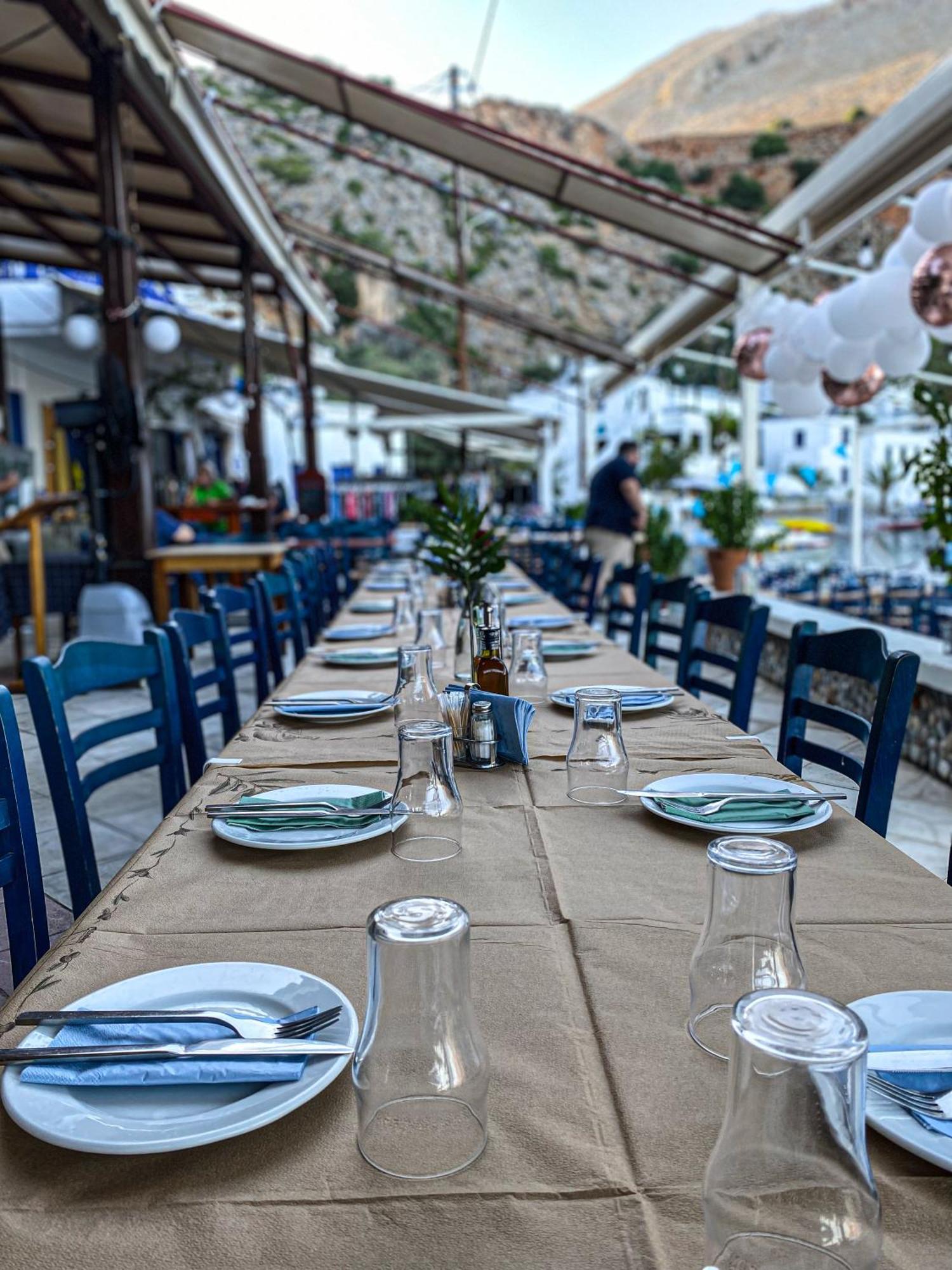 The Blue House Hotel Loutro Eksteriør billede